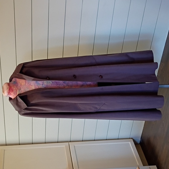rain or shine Jackets & Blazers - Vintage All Weather Cape Plum 80s Autumn Outerwear